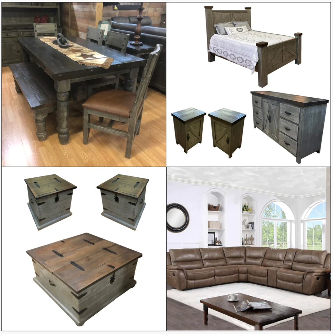 Weathered Farmhouse Furniture Rustic Furniture Depot