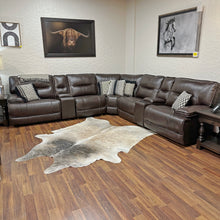 Load image into Gallery viewer, Cattle King Leather Reclining Sectional
