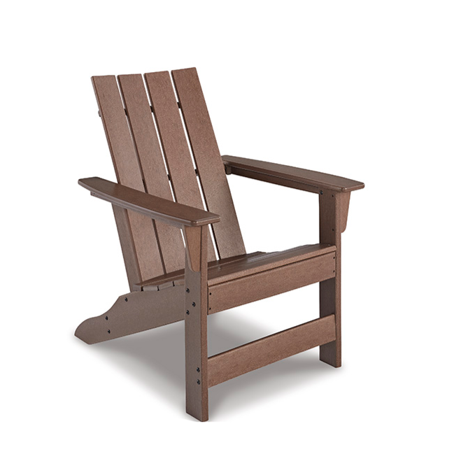 Brown Squared Adirondack Outdoor Chair