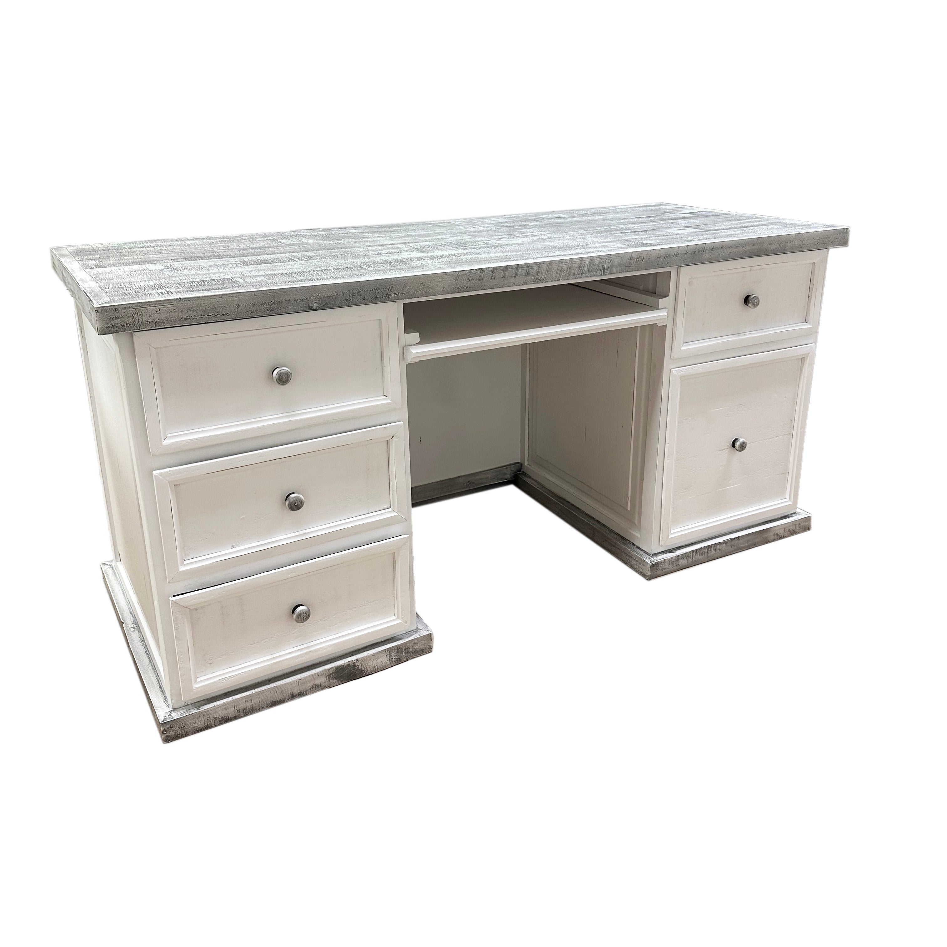 Providence Executive Desk Rustic Furniture Depot