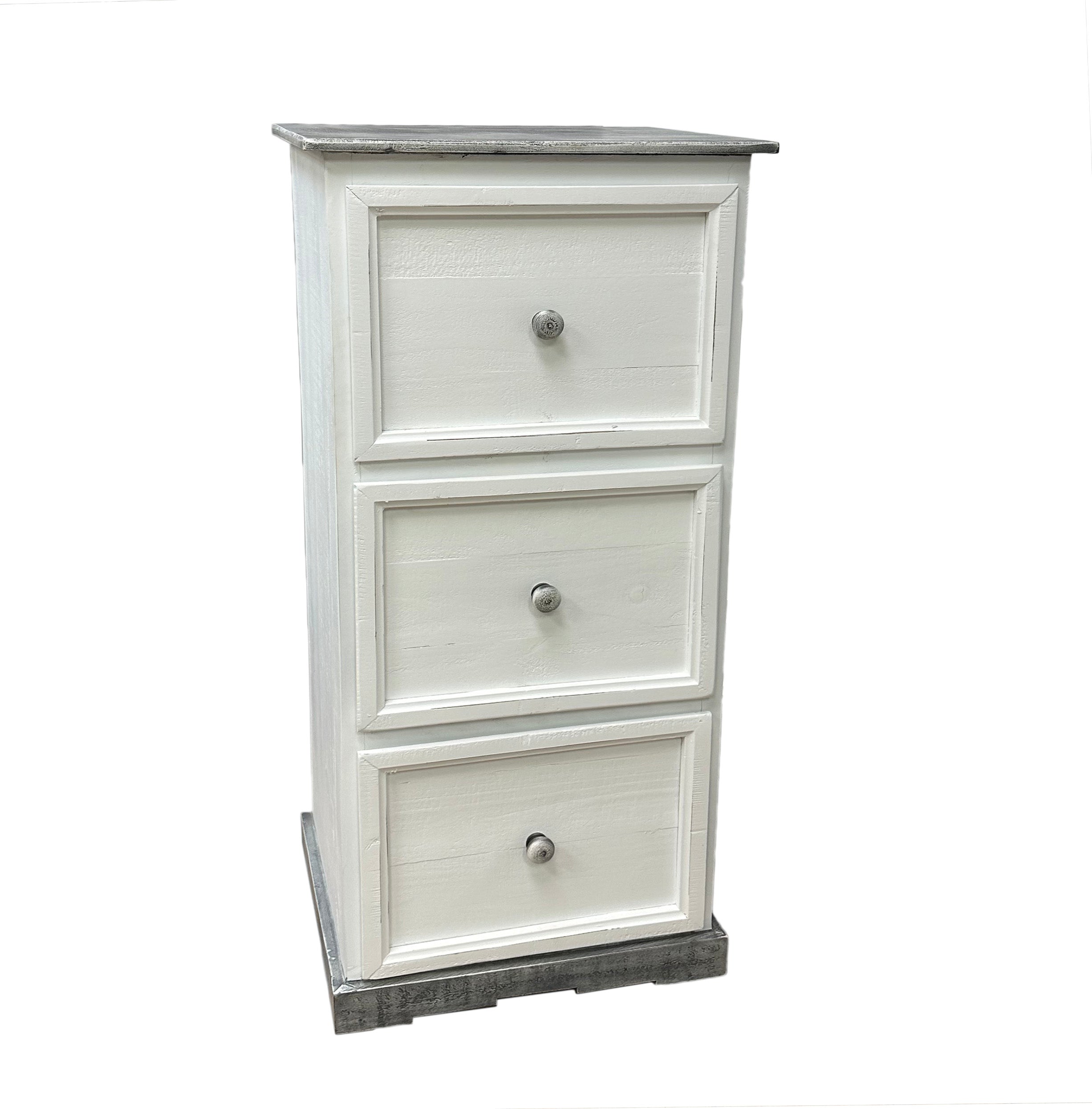 Providence 3 Drawer Filing Rustic Furniture Depot