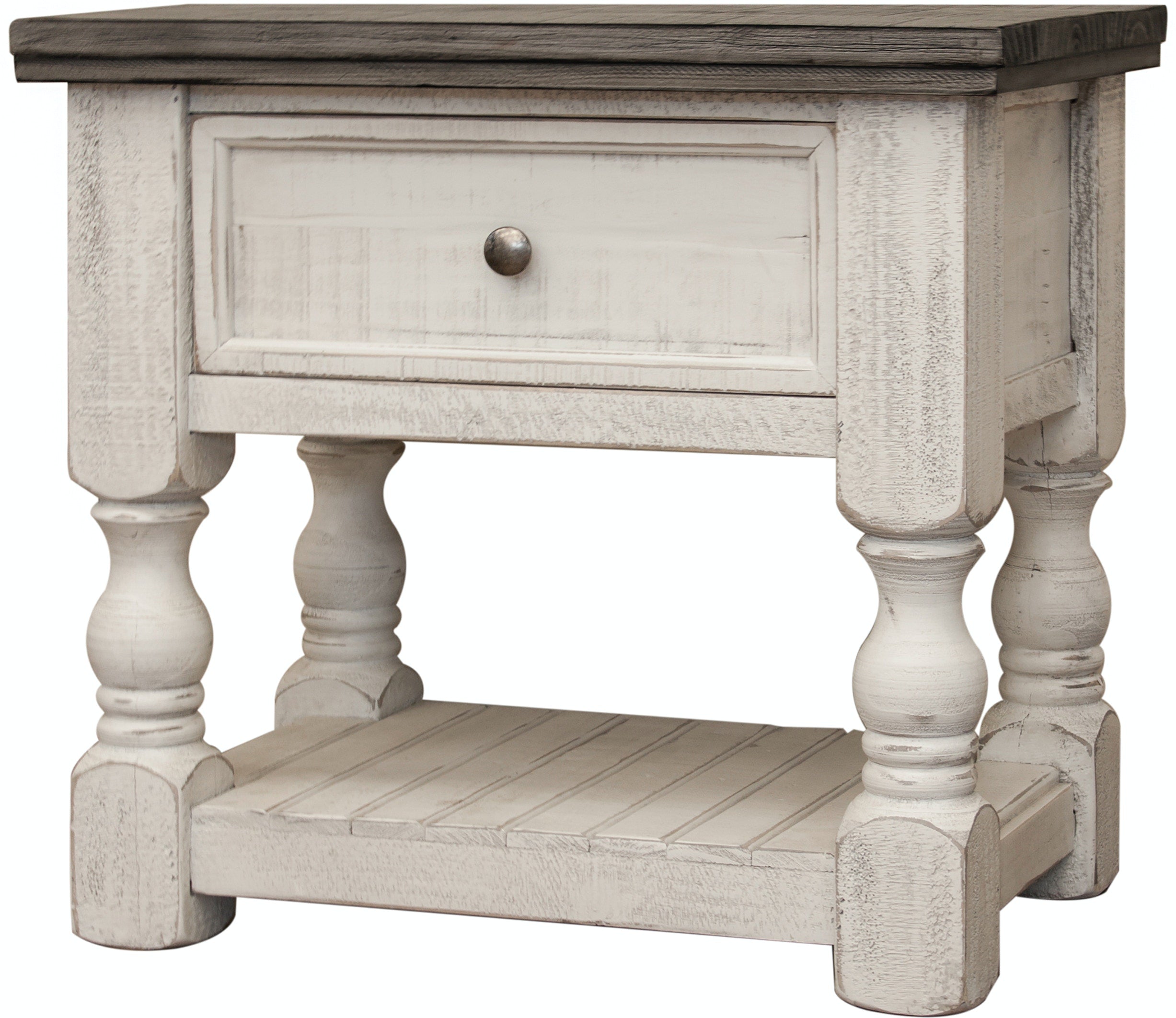 Stone Nightstand (CLOSEOUT) Rustic Furniture Depot