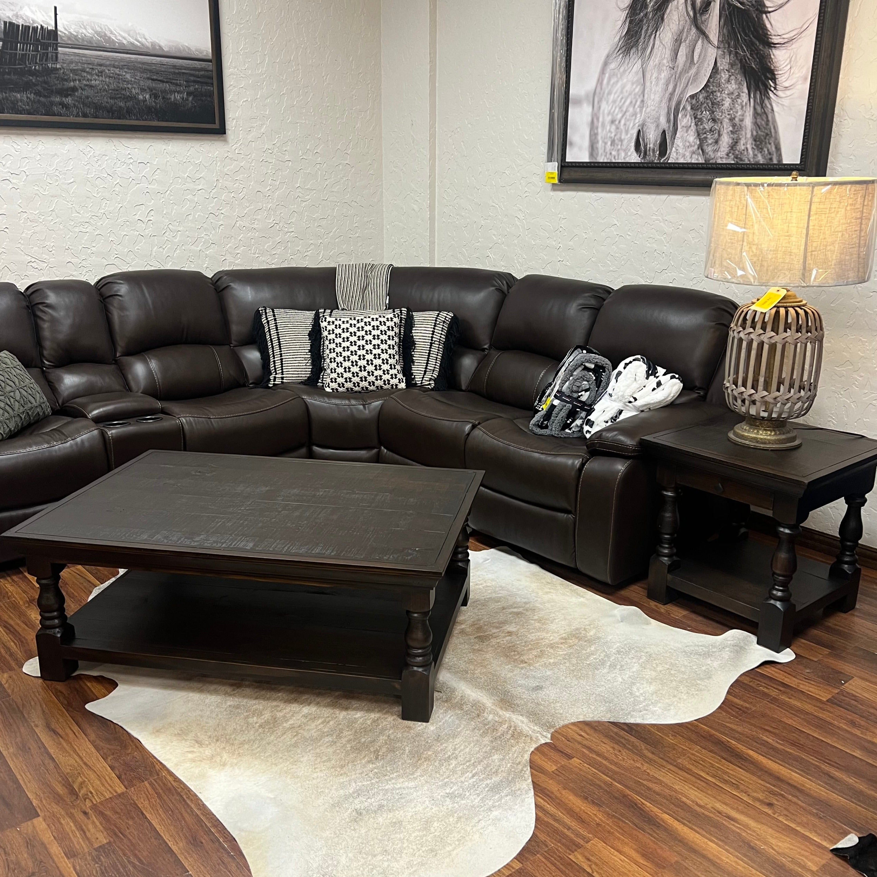 Wild West Coffee Table Set – Rustic Furniture Depot