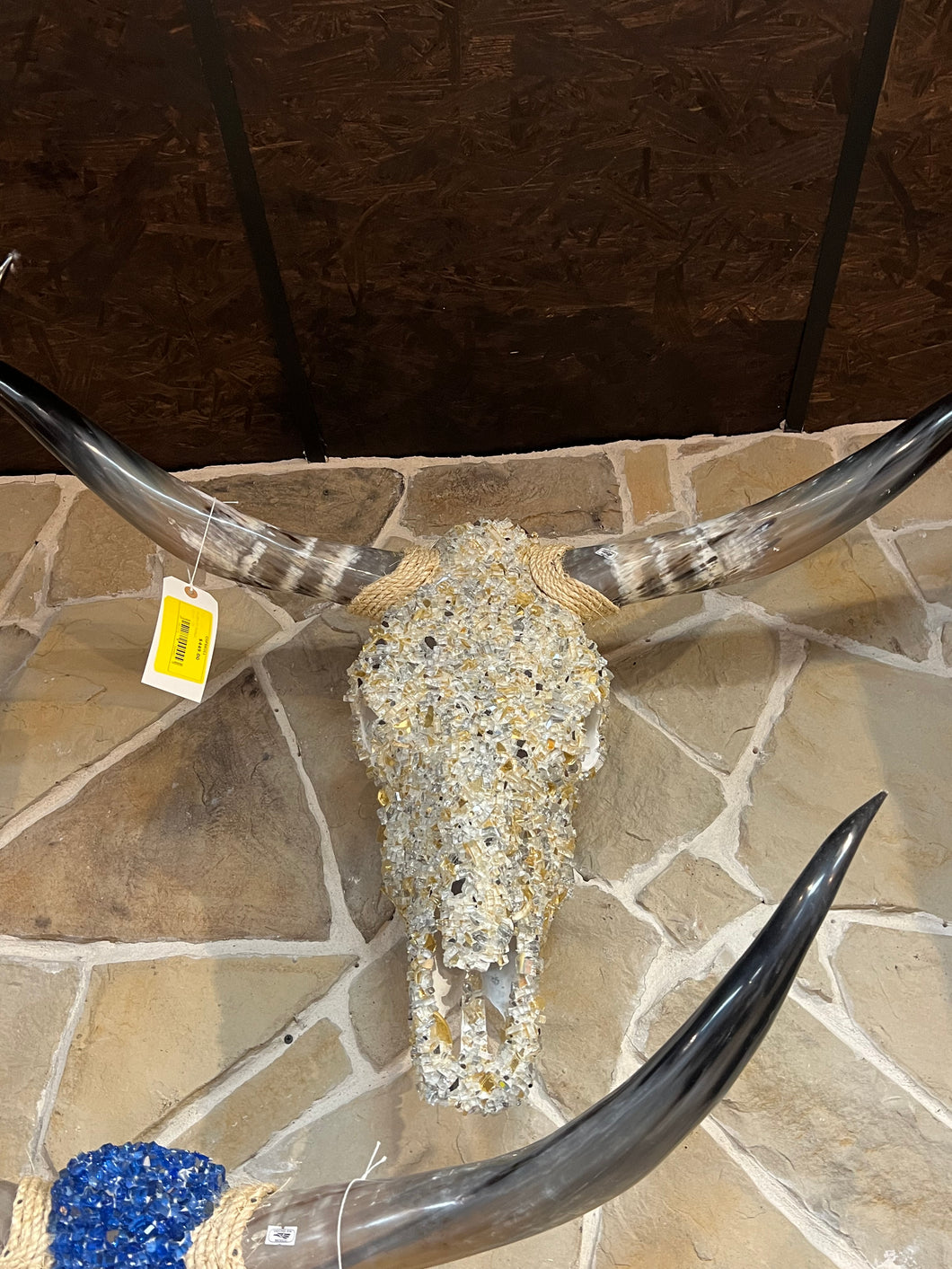 Jeweled Cow Skull (Gold & Silver)