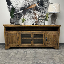 Load image into Gallery viewer, Modern Rustic 80" TV Stand
