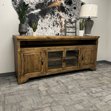 Load image into Gallery viewer, Modern Rustic 80" TV Stand