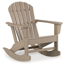 Load image into Gallery viewer, Taupe Adirondack Rocking Outdoor Chair