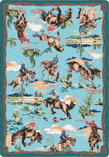 Load image into Gallery viewer, Retro Cowboy Rug