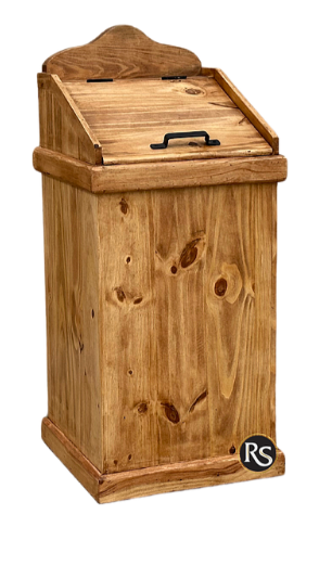 Rustic Trash Can – Rustic Furniture Depot