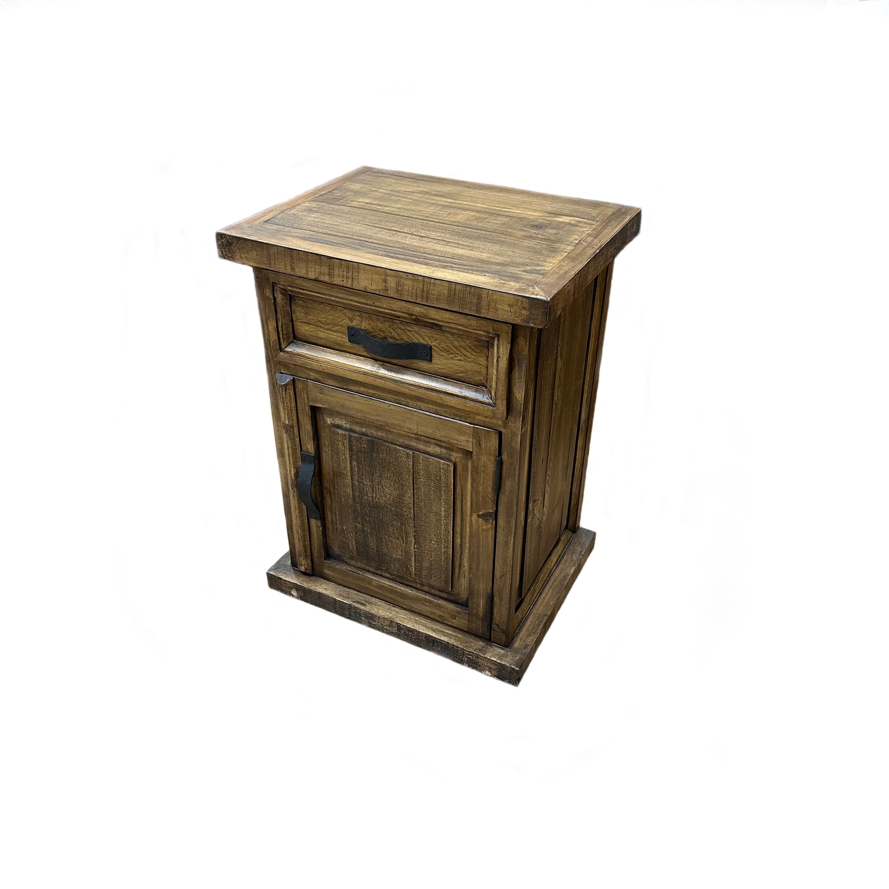 Modern Rustic Nightstand – Rustic Furniture Depot