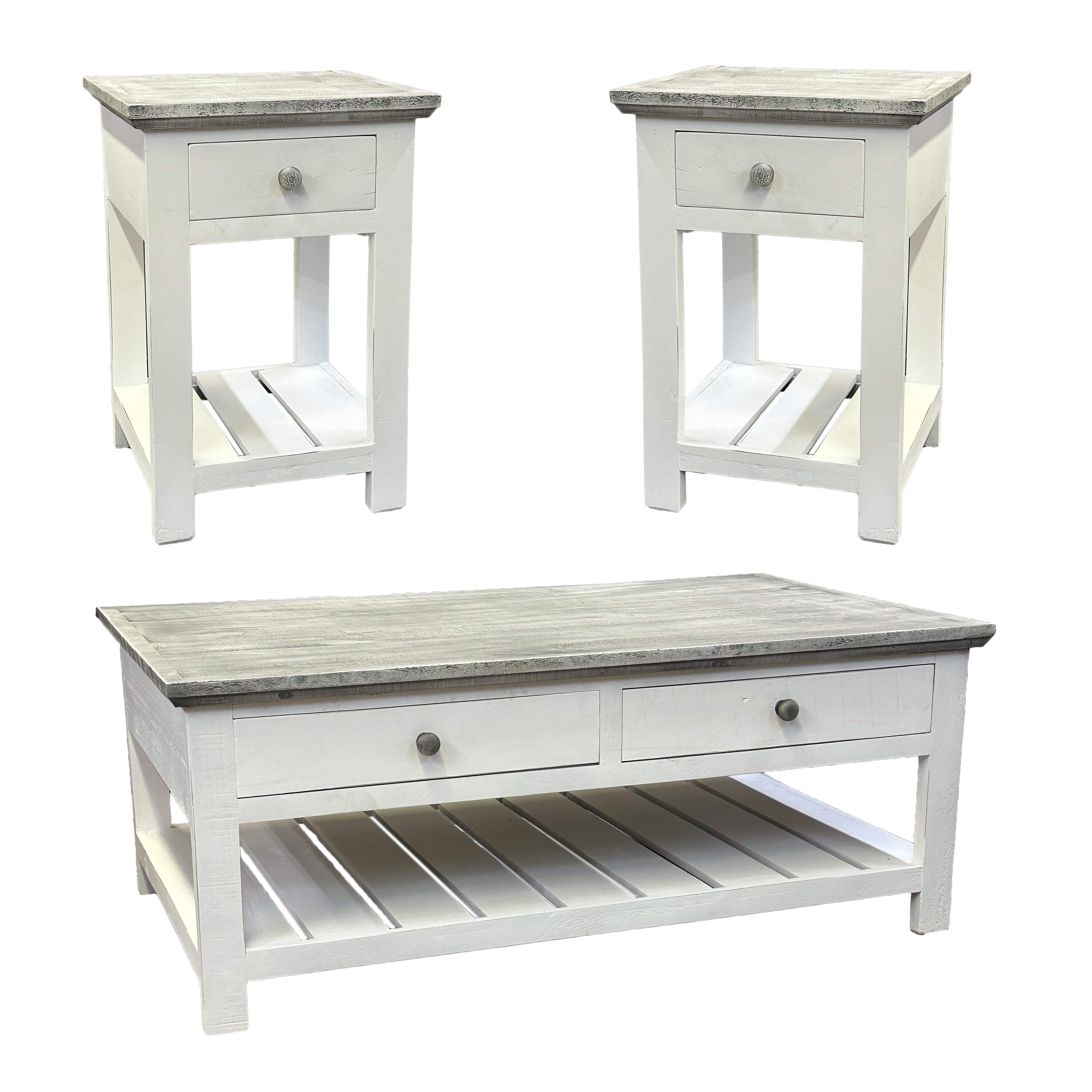 Providence Coffee Table Set – Rustic Furniture Depot