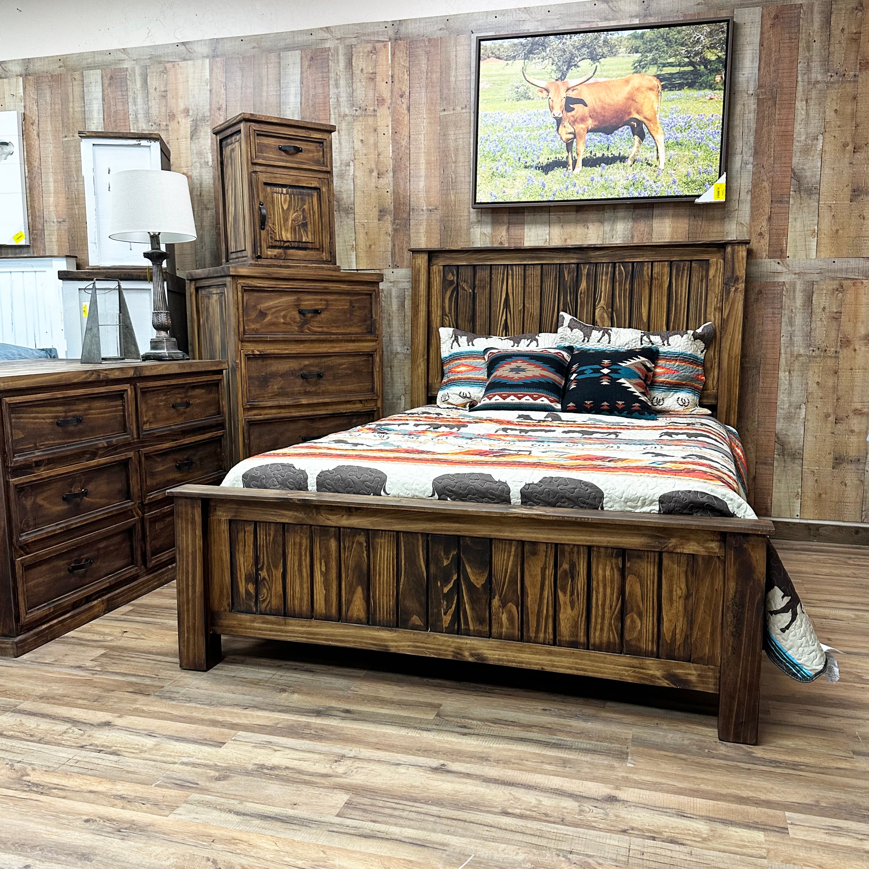Cattle Drive Bedroom Set Rustic Furniture Depot