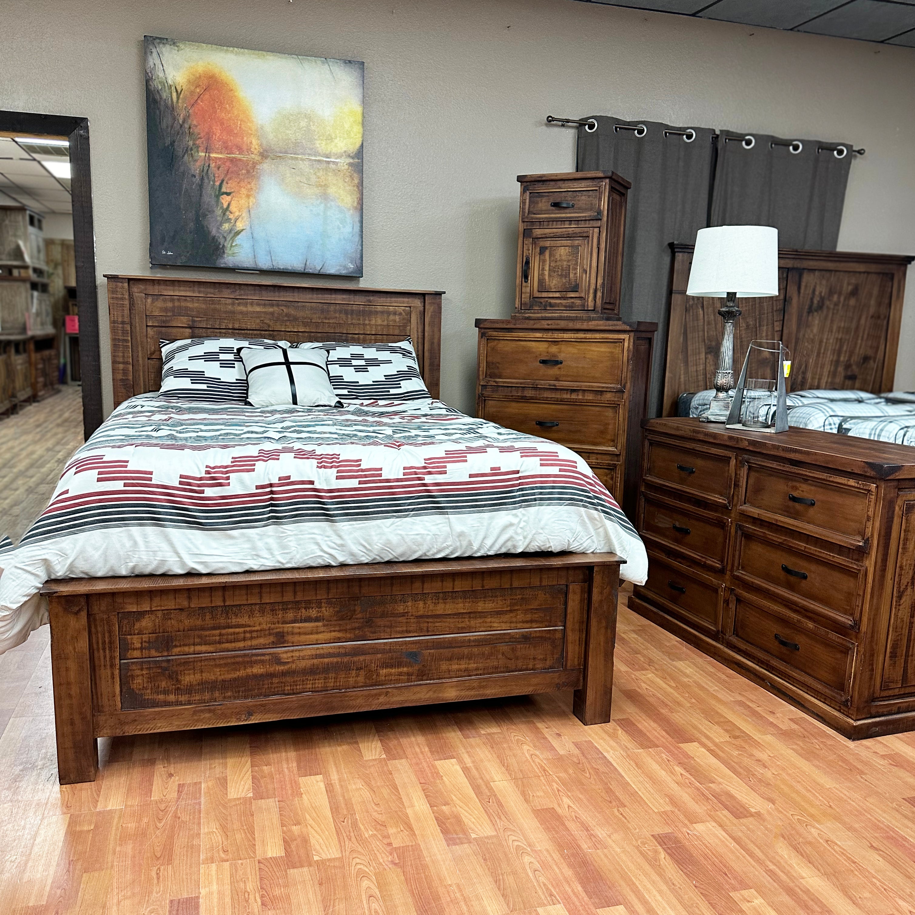 Brazos King Bedroom Set (CLOSEOUT) Rustic Furniture Depot