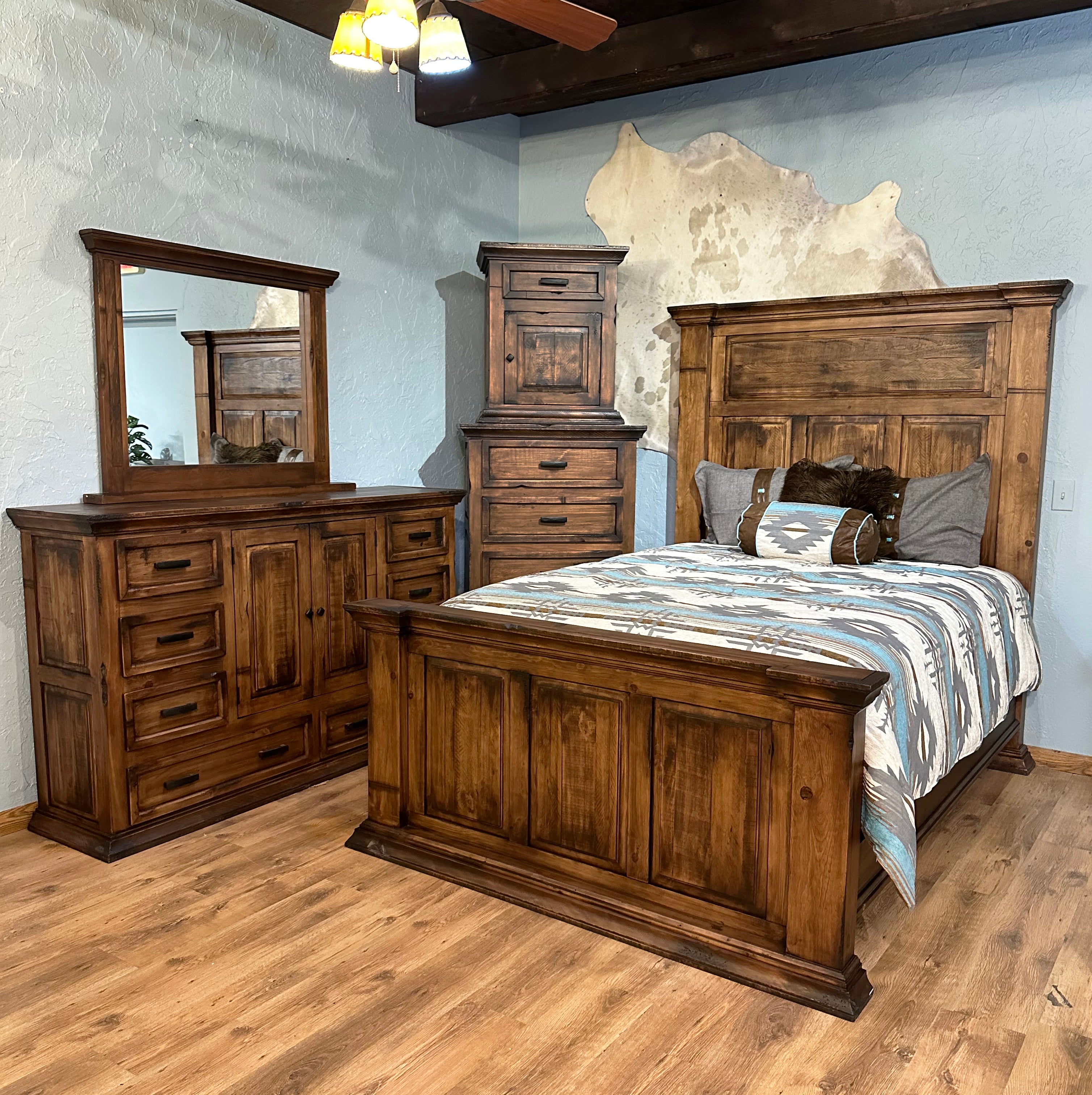 Jericho Bedroom Set Rustic Furniture Depot