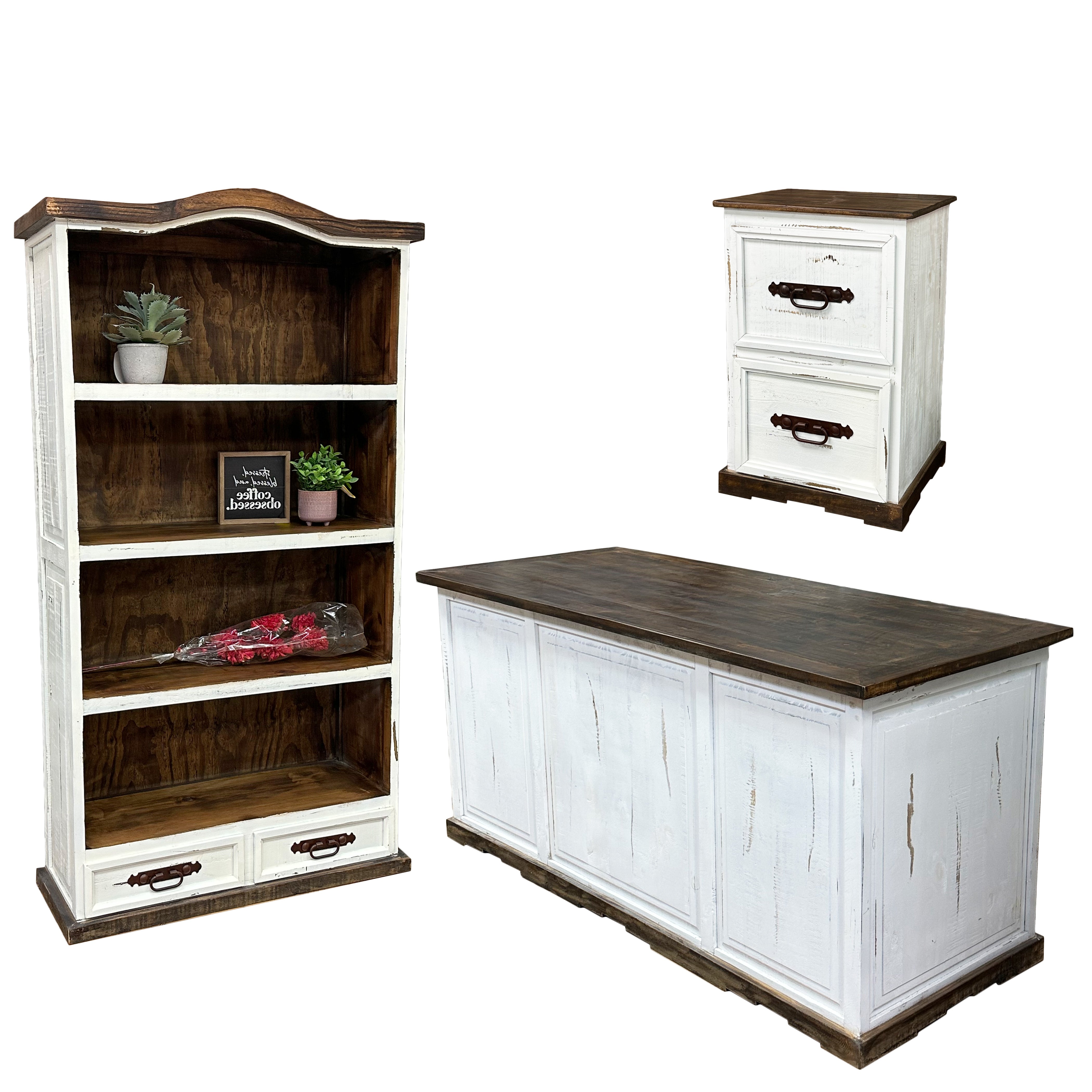Gatlinburg Office Bundle Rustic Furniture Depot