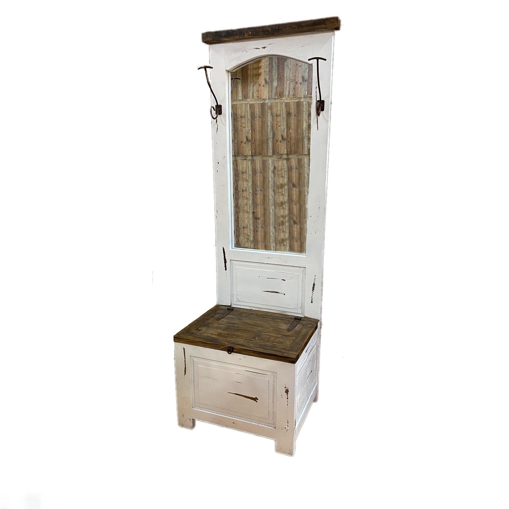 Gatlinburg Small Hall Tree Rustic Furniture Depot