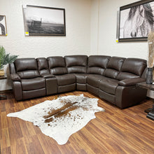 Load image into Gallery viewer, Lonestar Leather Power Reclining Sectional
