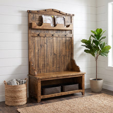 Load image into Gallery viewer, Modern Rustic Hall Tree
