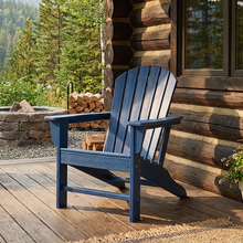 Load image into Gallery viewer, Blue Adirondack Outdoor Chair