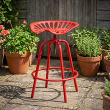 Load image into Gallery viewer, Red Tractor Stool