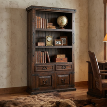 Load image into Gallery viewer, Old West 2 Door Bookcase