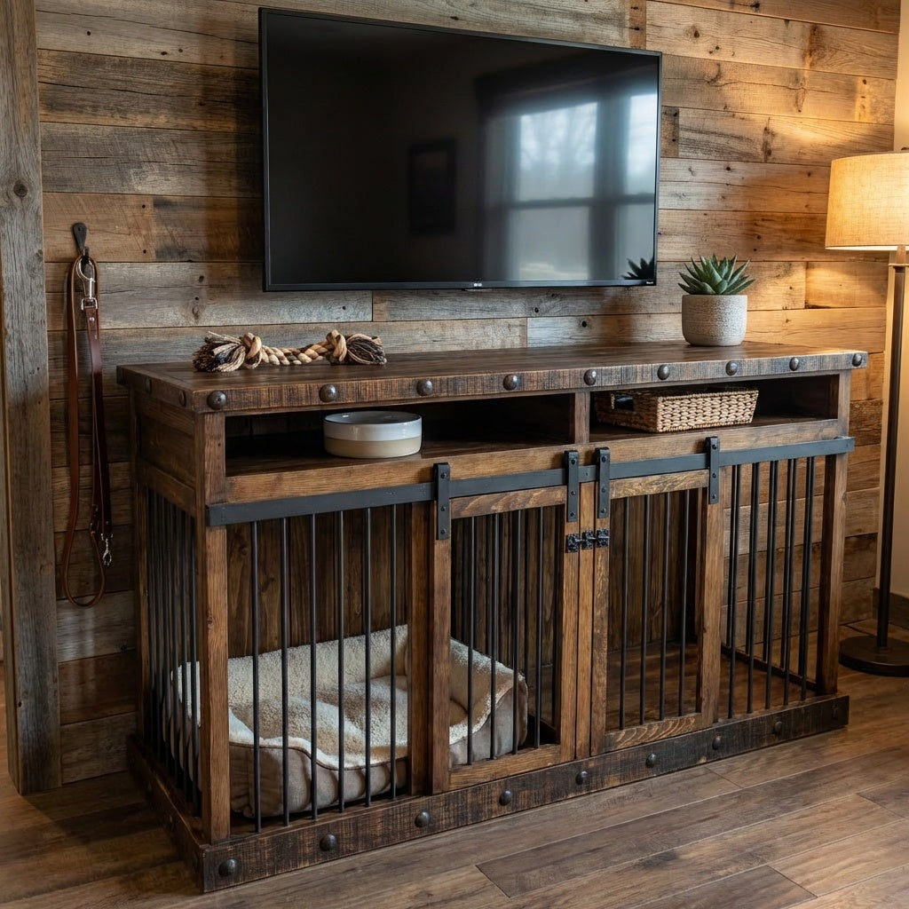 Picture Idea: Ponderosa Large Dog Crate Stand