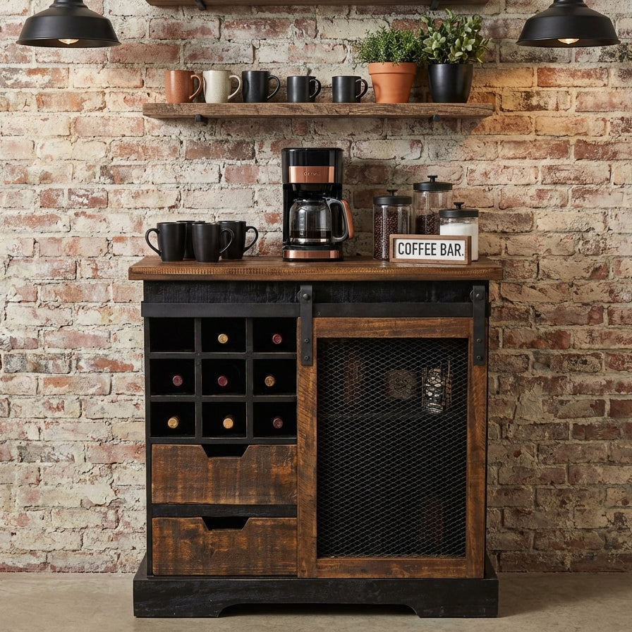 Urban Coffee Bar – Rustic Furniture Depot