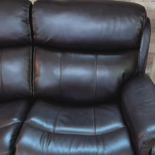 Load and play video in Gallery viewer, El Dorado Power Leather Reclining Sofa Set
