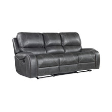 Load image into Gallery viewer, Steel Reclining Sofa Set