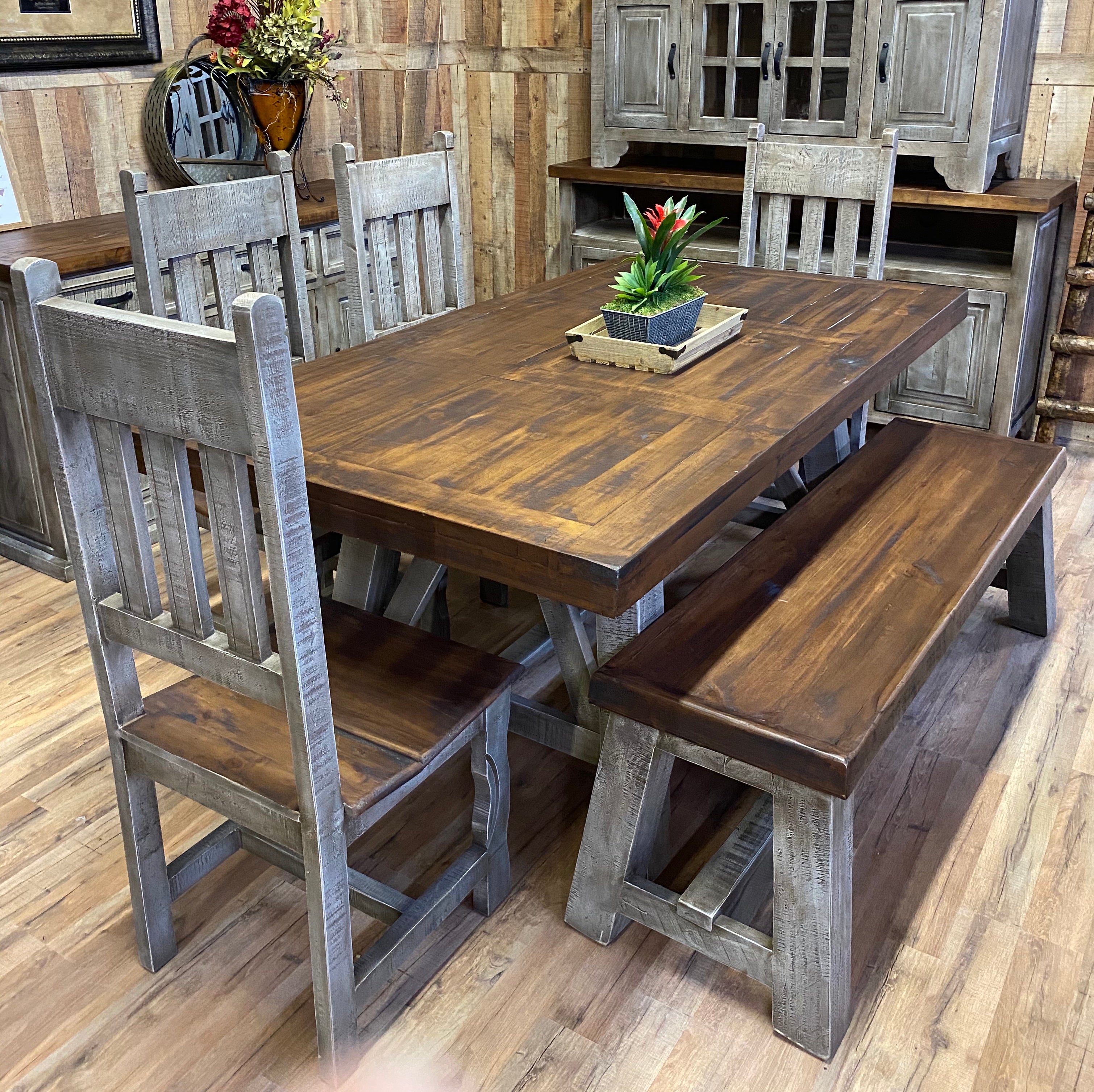 reclaimed dining room table