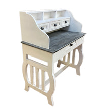 Load image into Gallery viewer, Slate 3 Drawer Writing Desk