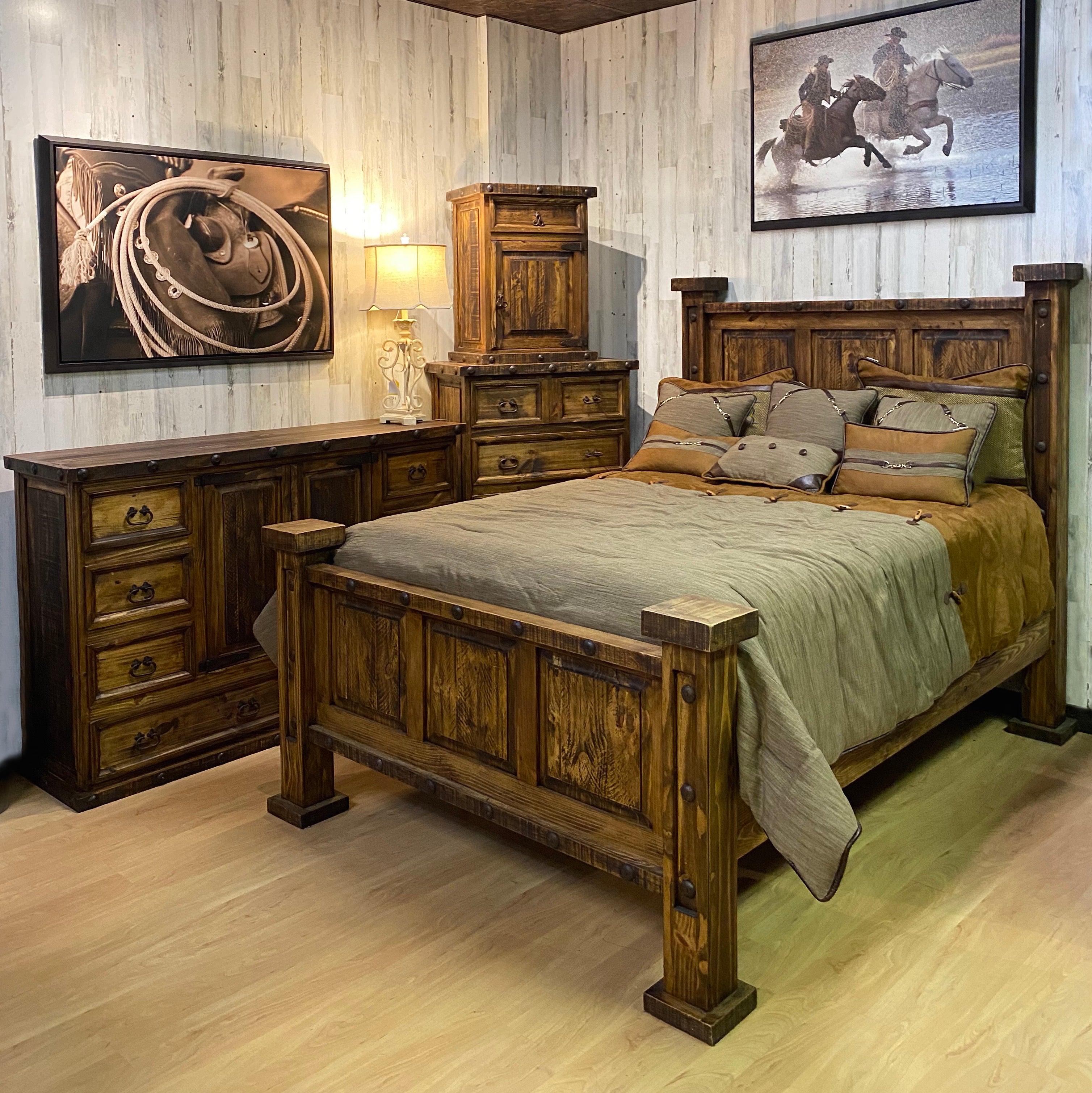 ponderosa bedroom set – rustic furniture depot