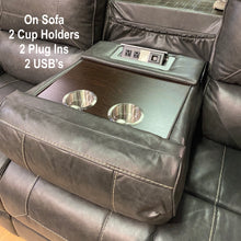 Load image into Gallery viewer, Steel Reclining Sofa Set