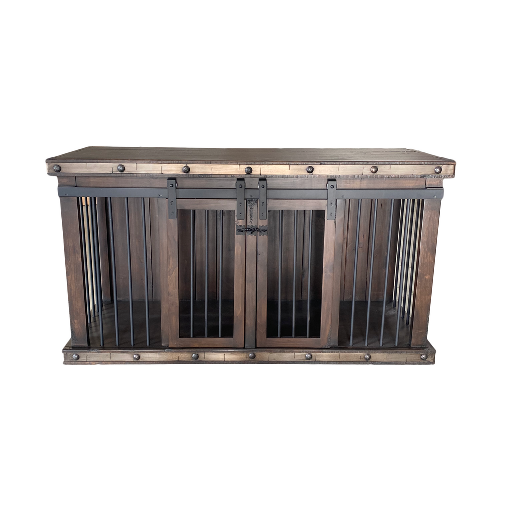 Old West Medium Dog Crate Stand