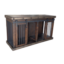 Load image into Gallery viewer, Old West Medium Dog Crate Stand