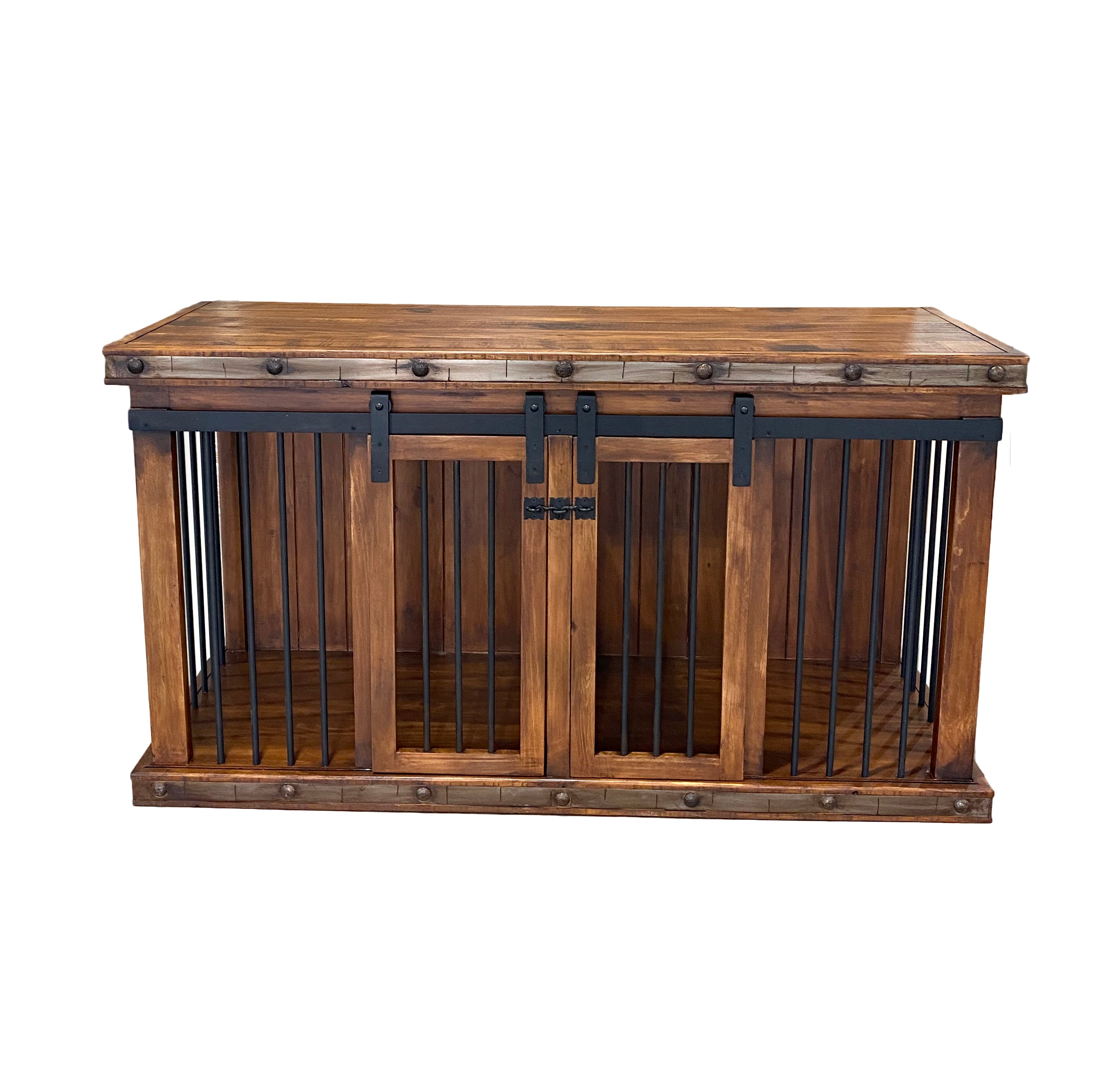 Santa Fe Medium Dog Crate Stand – Rustic Furniture Depot