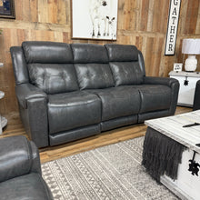Load image into Gallery viewer, Silver Peak Power Leather Sofa Set
