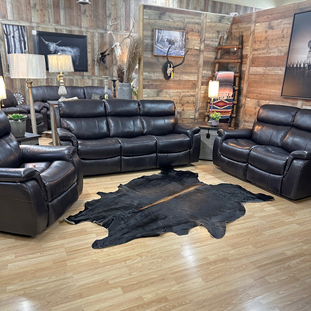 El Dorado Power Leather Reclining Sofa Set