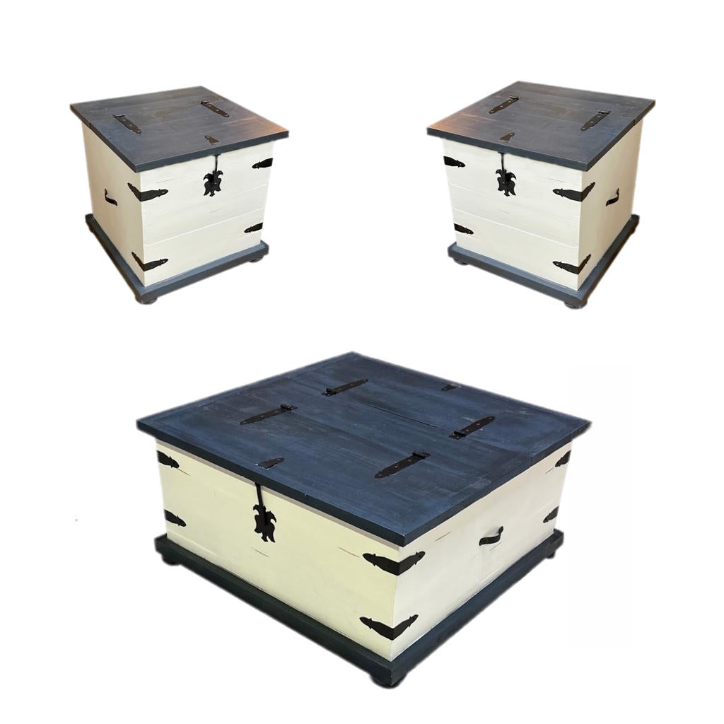 Cape Cod Trunk Coffee Table Set