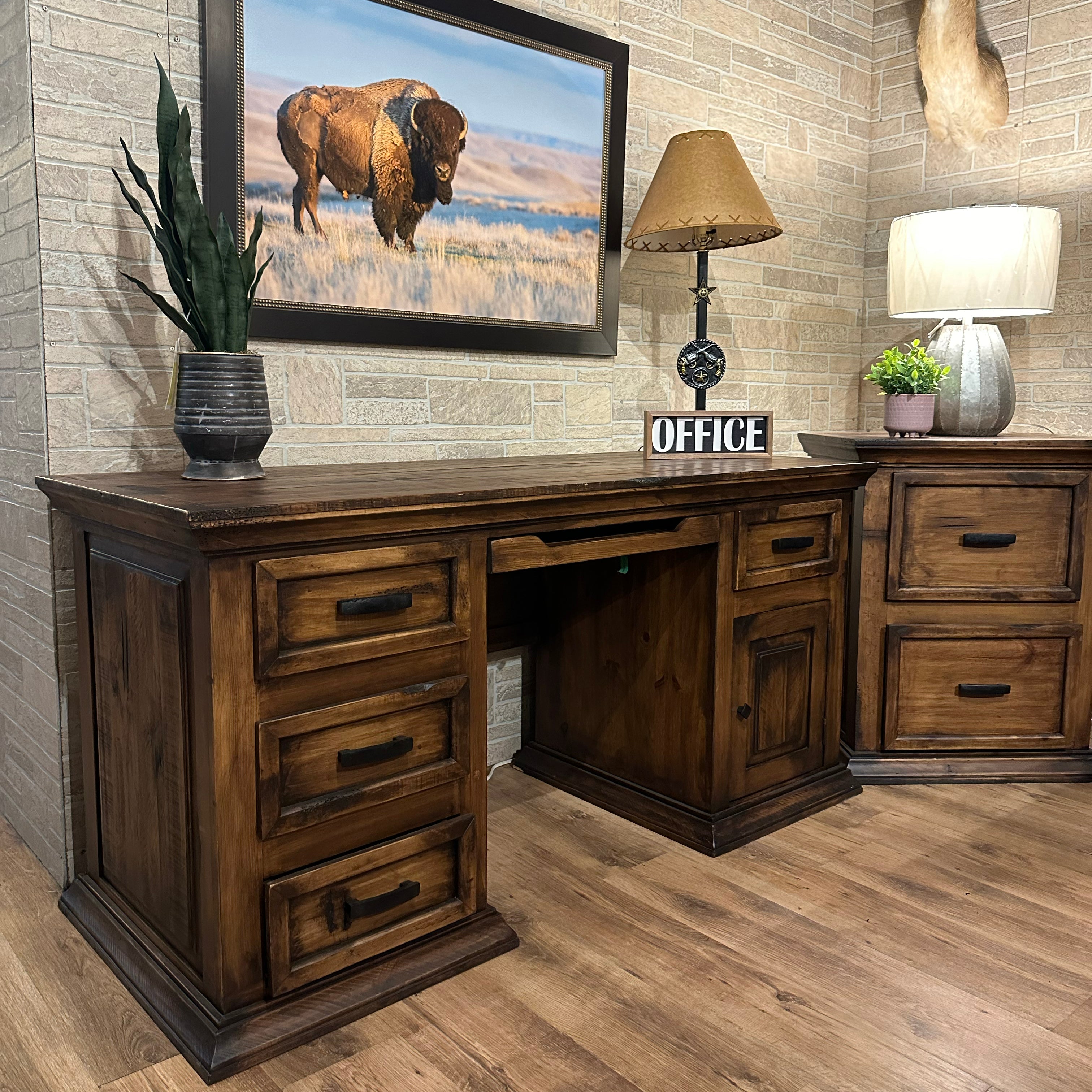 Santa Fe Computer Desk – Rustic Furniture Depot