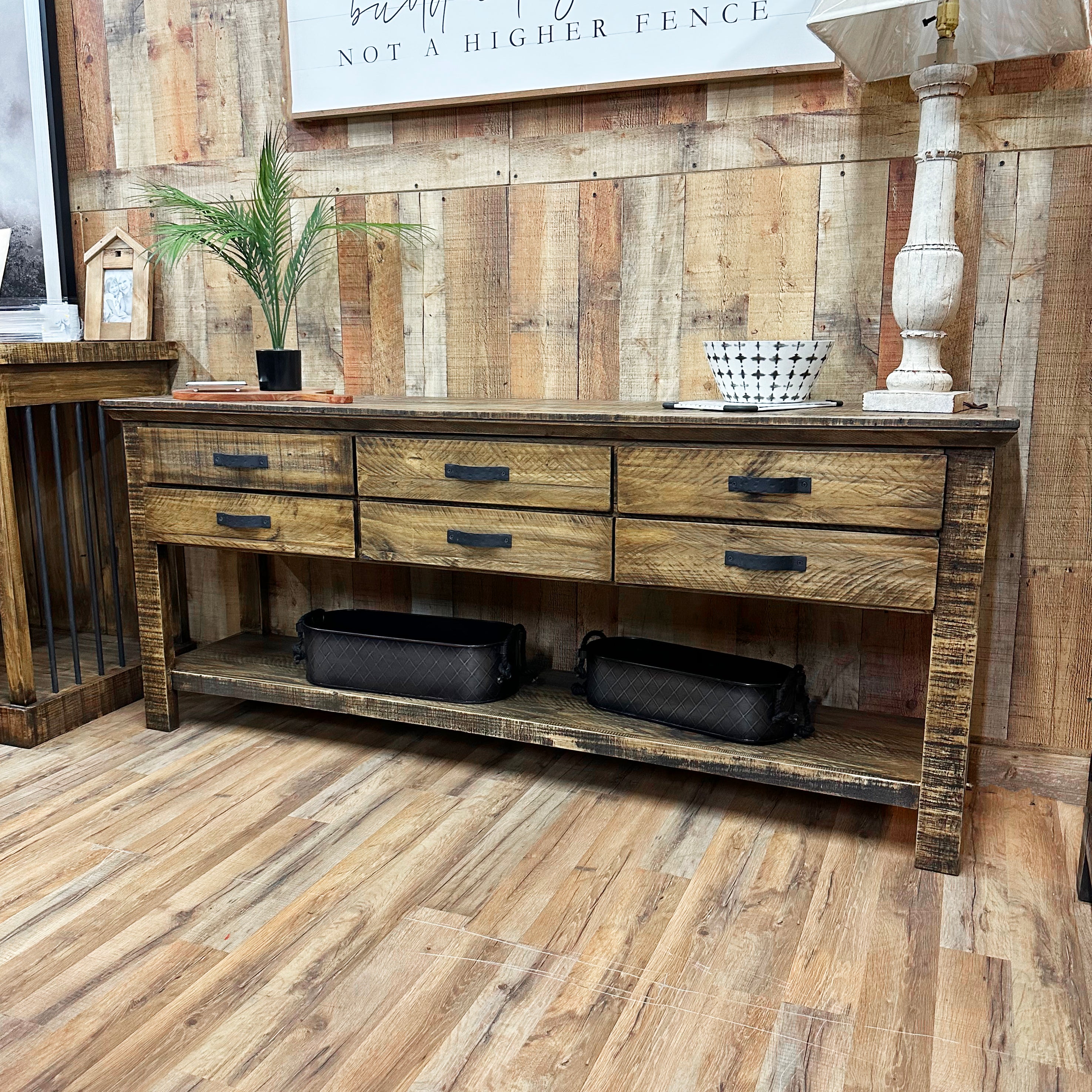 Parklane 6 Drawer Server – Rustic Furniture Depot