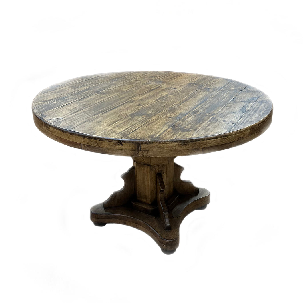 Modern Rustic Round Table