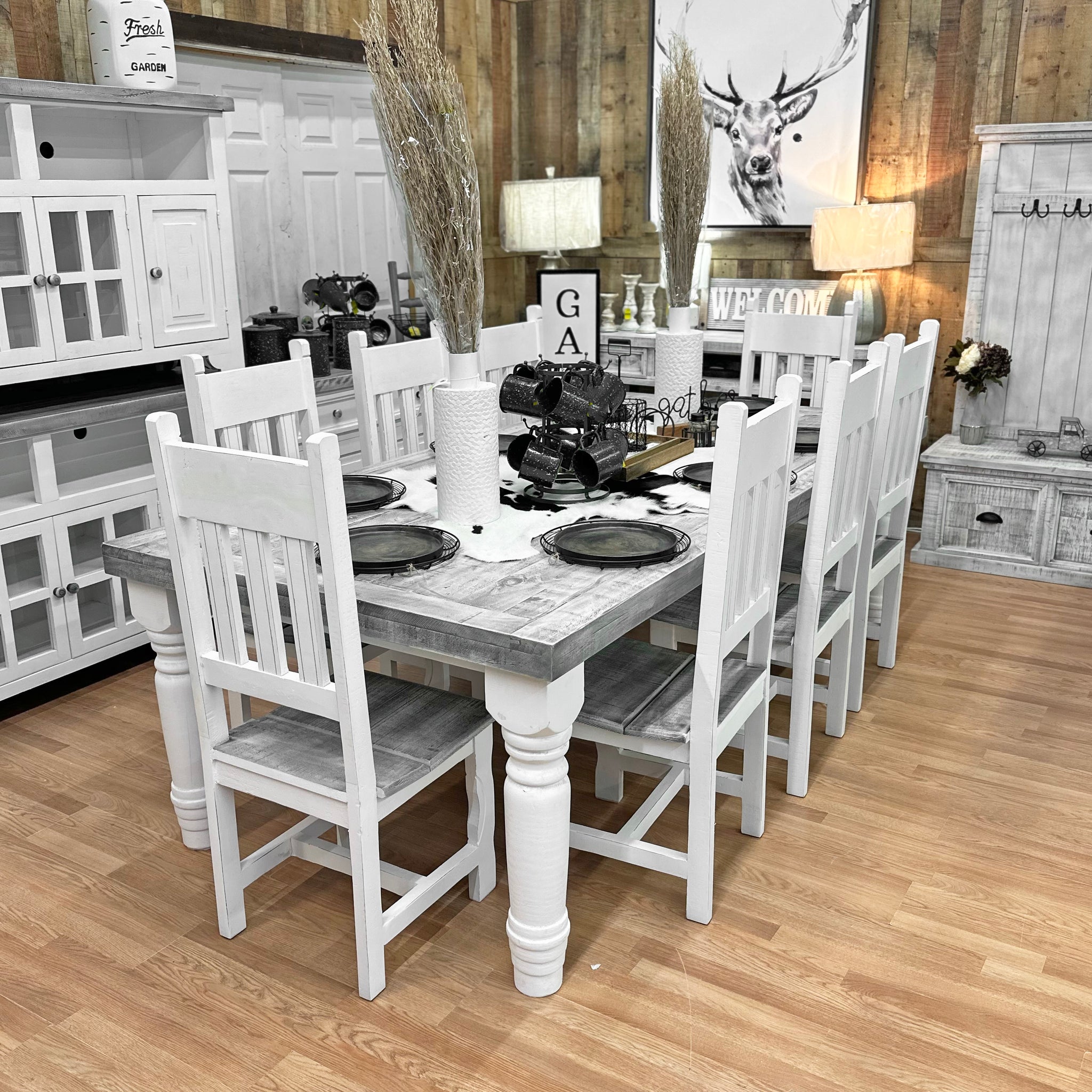 Providence 8' Dining Set – Rustic Furniture Depot
