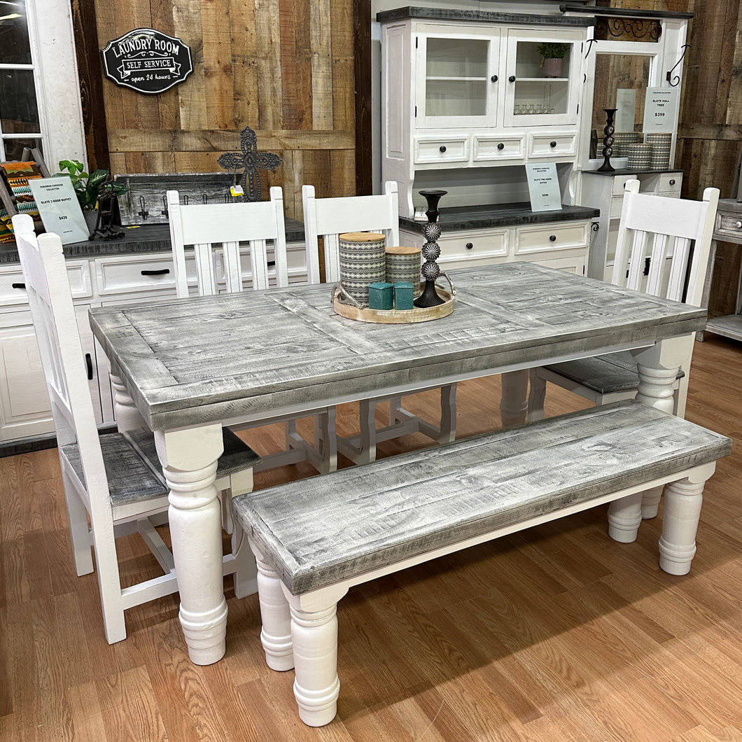 Providence 6' Table Set – Rustic Furniture Depot