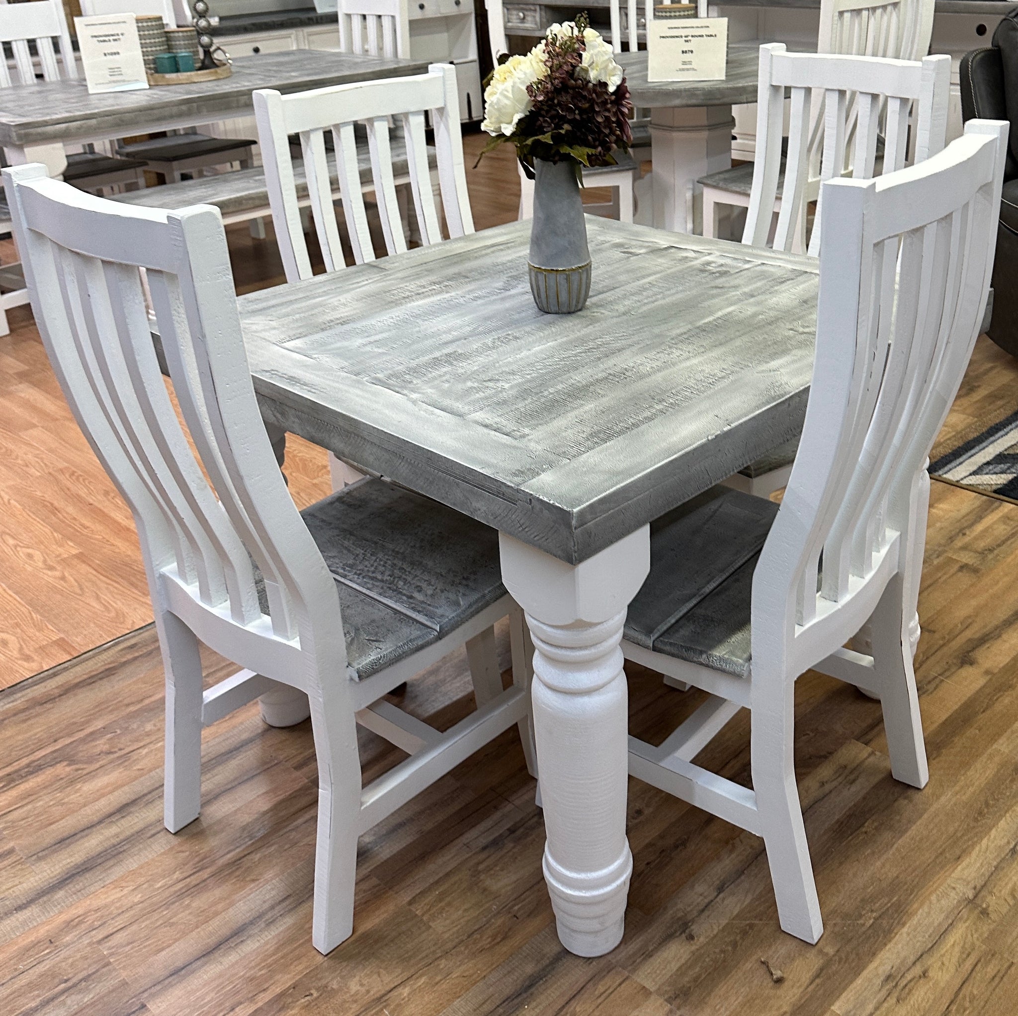 White table with grey top hotsell