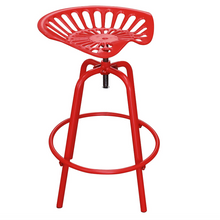 Load image into Gallery viewer, Red Tractor Stool
