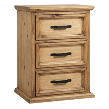 Load image into Gallery viewer, Sierra 3 Drawer Nightstand

