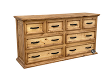 Load image into Gallery viewer, Sierra 8 Drawer Dresser

