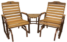 Load image into Gallery viewer, Rustic Dual Glider w/ Tray
