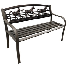 Load image into Gallery viewer, Wild Horses Bench
